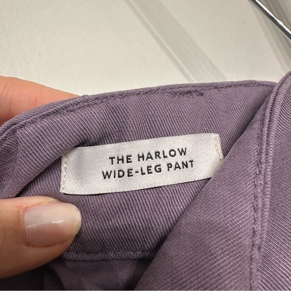 Madewell The Harlow Wide Leg Pant Smoky Grape 2 Petite - Picture 6 of 8